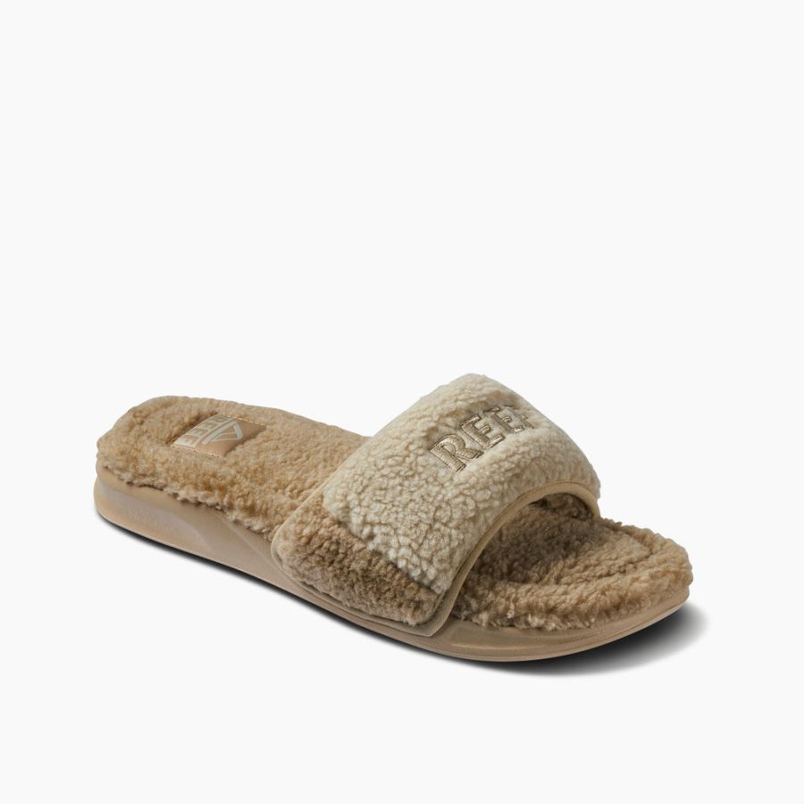 Reef | Men's One Slide Chill Faux Shearling Sandals Item-ID 13gh