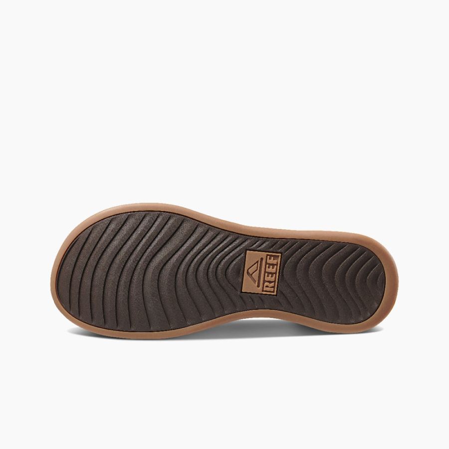 Reef | Men's Cushion Lux Leather Sandals Item-ID 1ByHLumM