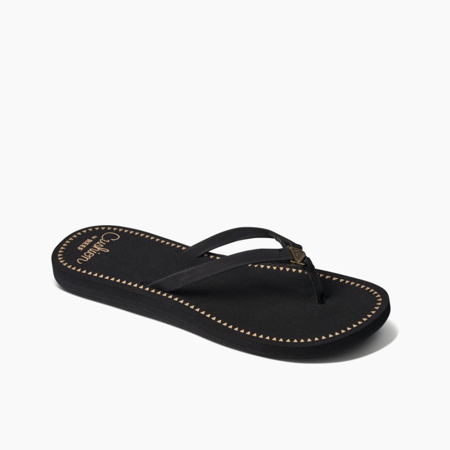 Reef | Women's Cushion Devynn Sandals (Black) Item-ID 1qVPpE5m