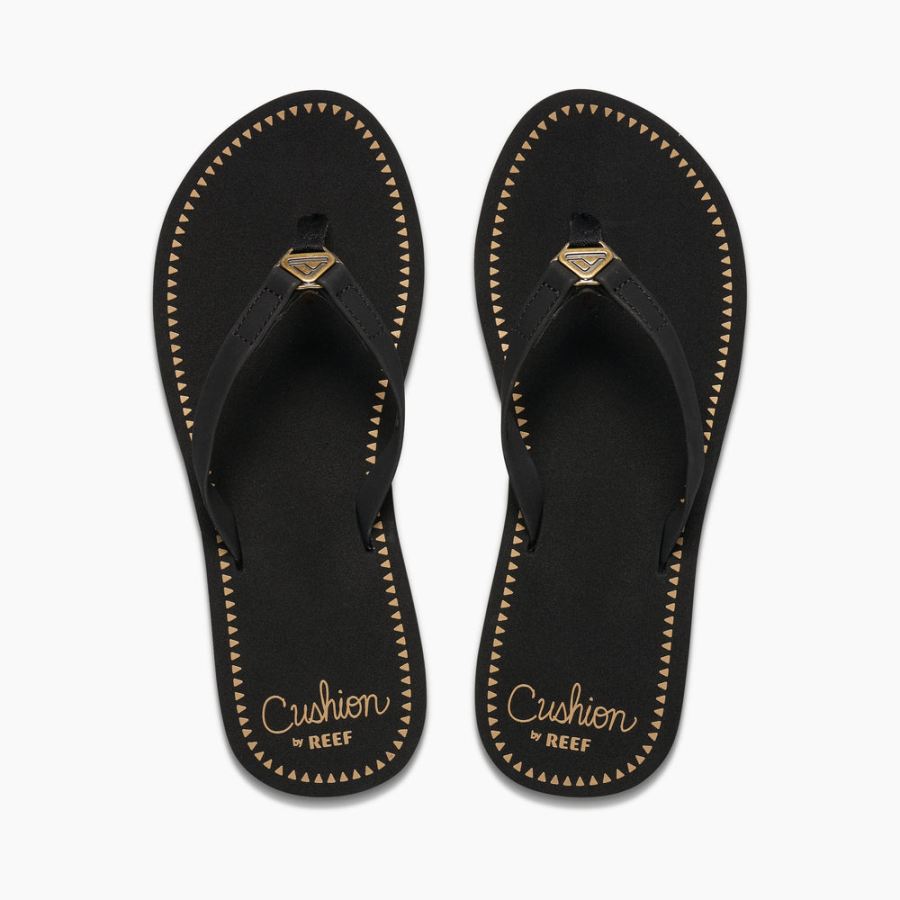 Reef | Women's Cushion Devynn Sandals (Black) Item-ID 1qVPpE5m