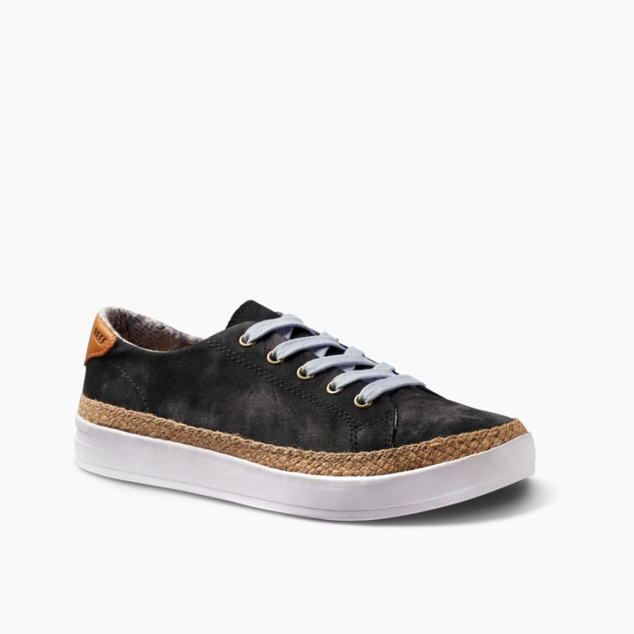 Reef | Women's Cushion Sunset Shoes in Washed Black Item-ID 2x29