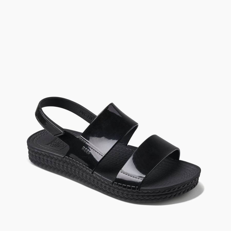 Reef | Women's Water Vista Sandals in Black Shine Item-ID 3BWtfp - Click Image to Close