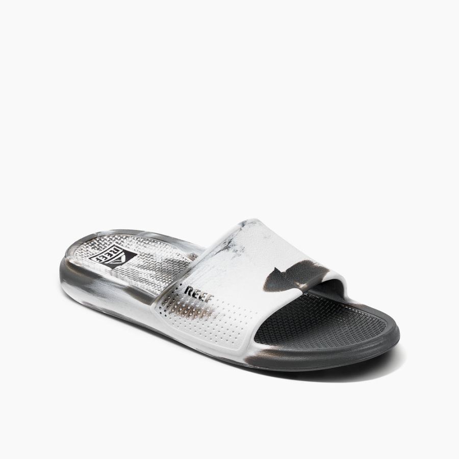Reef | Men's Sandals Oasis Slide In White/Grey Marble Item-ID 3g