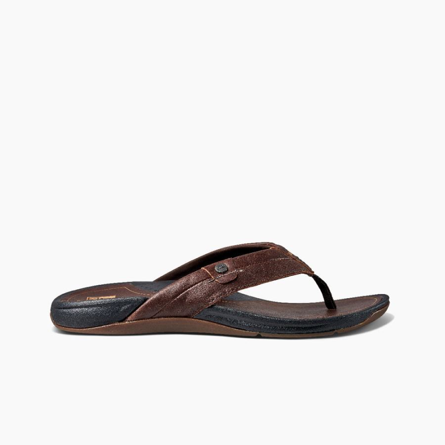 Reef | Men's Pacific Premium Leather Sandals Item-ID 4d2YsF5I