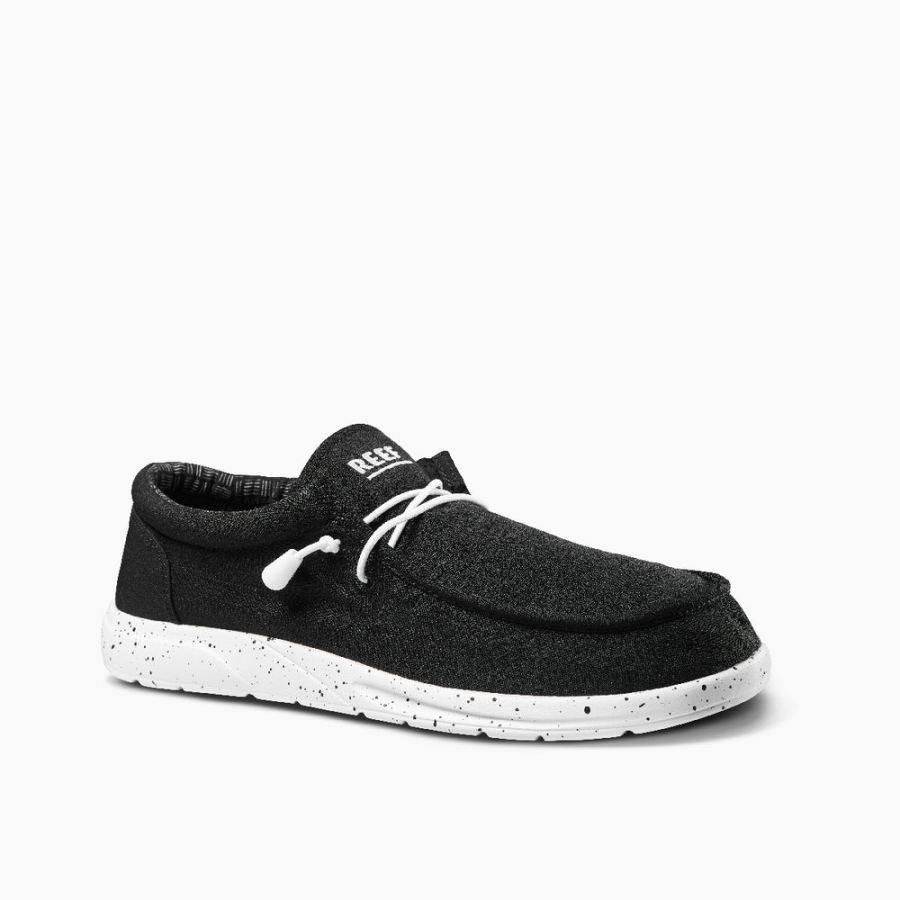 Reef | Men's Cushion Coast Textile Shoes in Black/White Item-ID