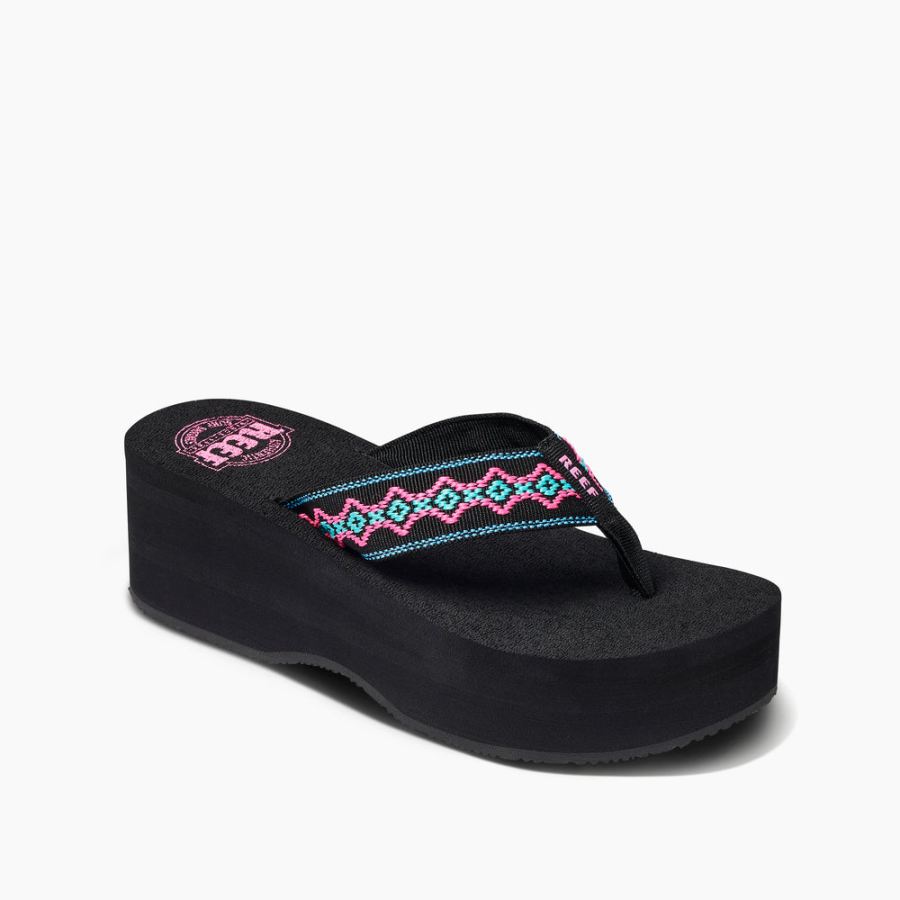 Reef | Women's Sandy Hi Sandals in Black/Malibu Item-ID 5xjM5WQG