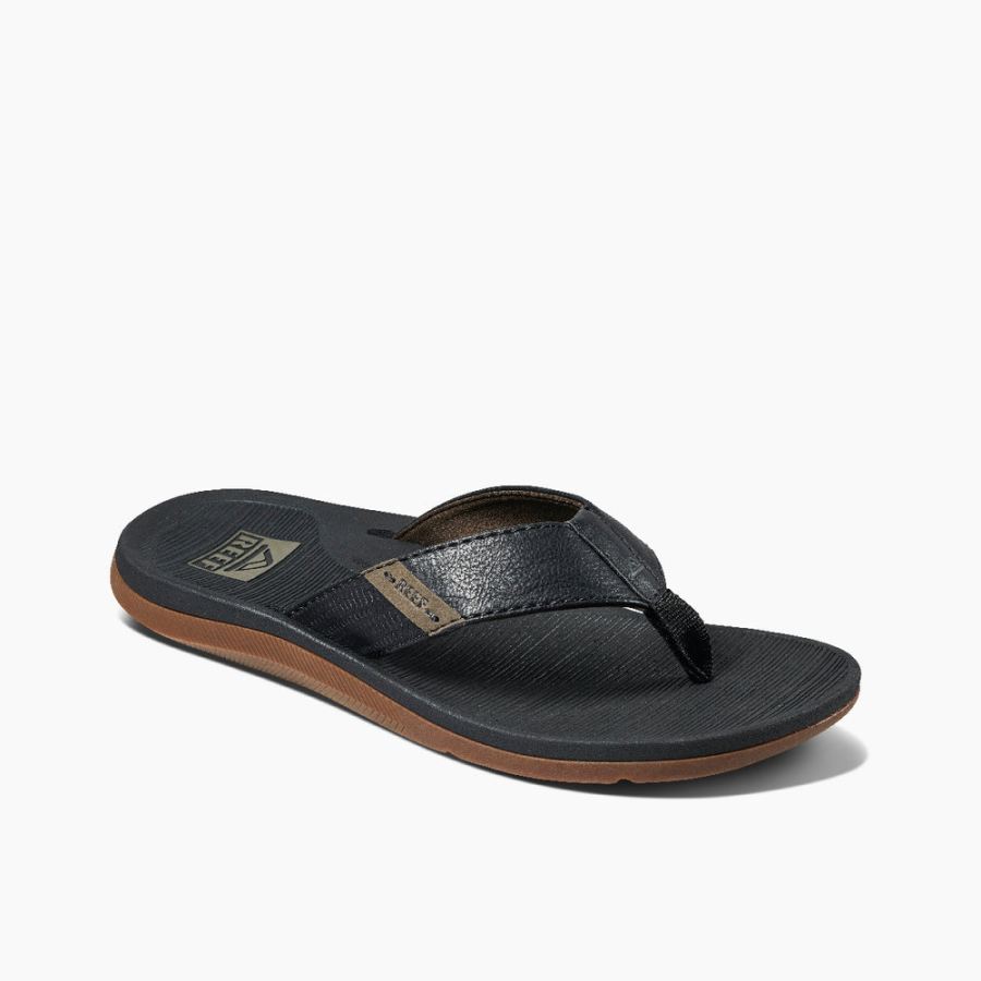 Reef | Men's Santa Ana Vegan Leather Sandals Item-ID 8HXGq9Hf