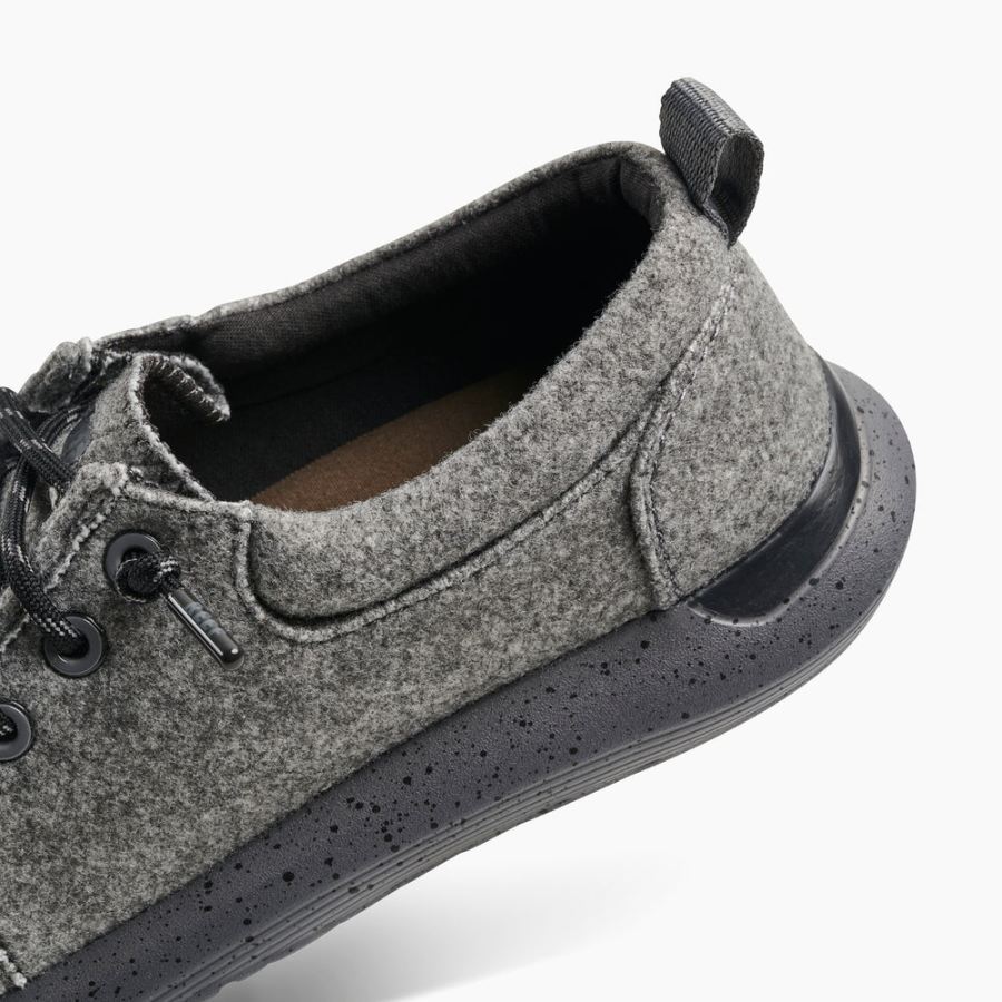 Reef | Men's SWELLsole Cutback Rocker Bottom Shoes in Grey Wool