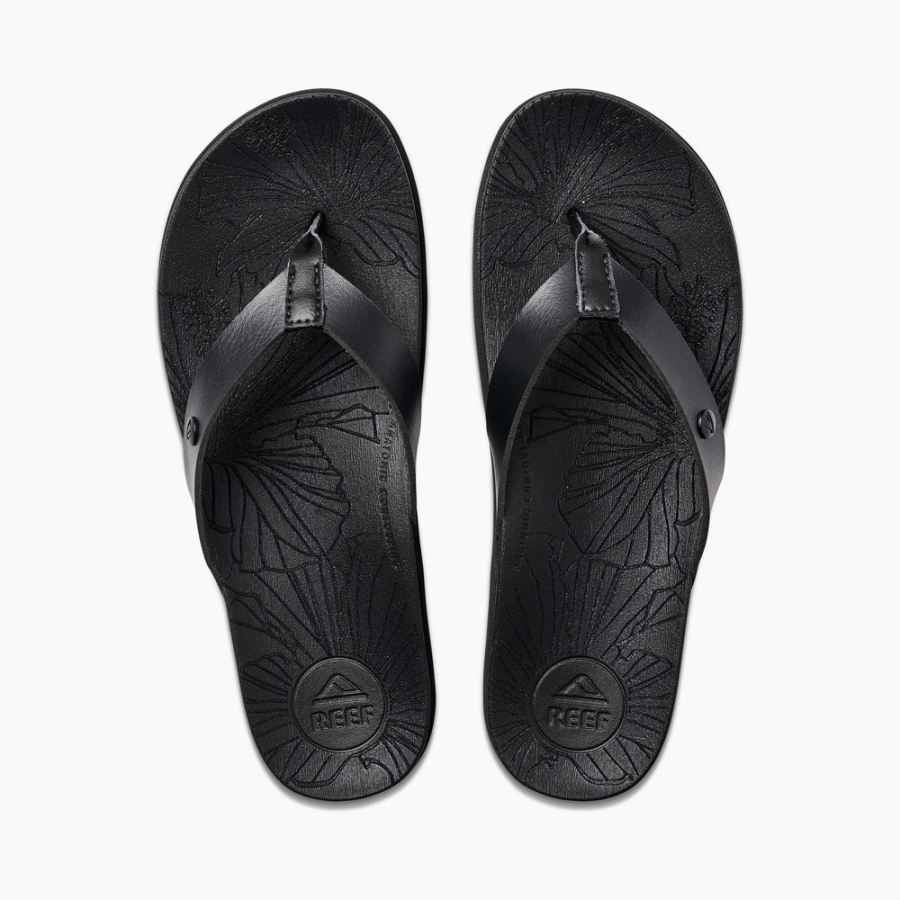 Reef | Women's Cushion Porto Cruz Sandals in Black Night Item-ID