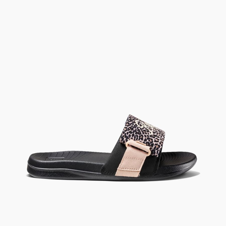 Reef | Women's Boozie Slide Sandals (Leopard) Item-ID BijSIfqW