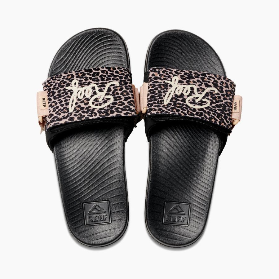 Reef | Women's Boozie Slide Sandals (Leopard) Item-ID BijSIfqW