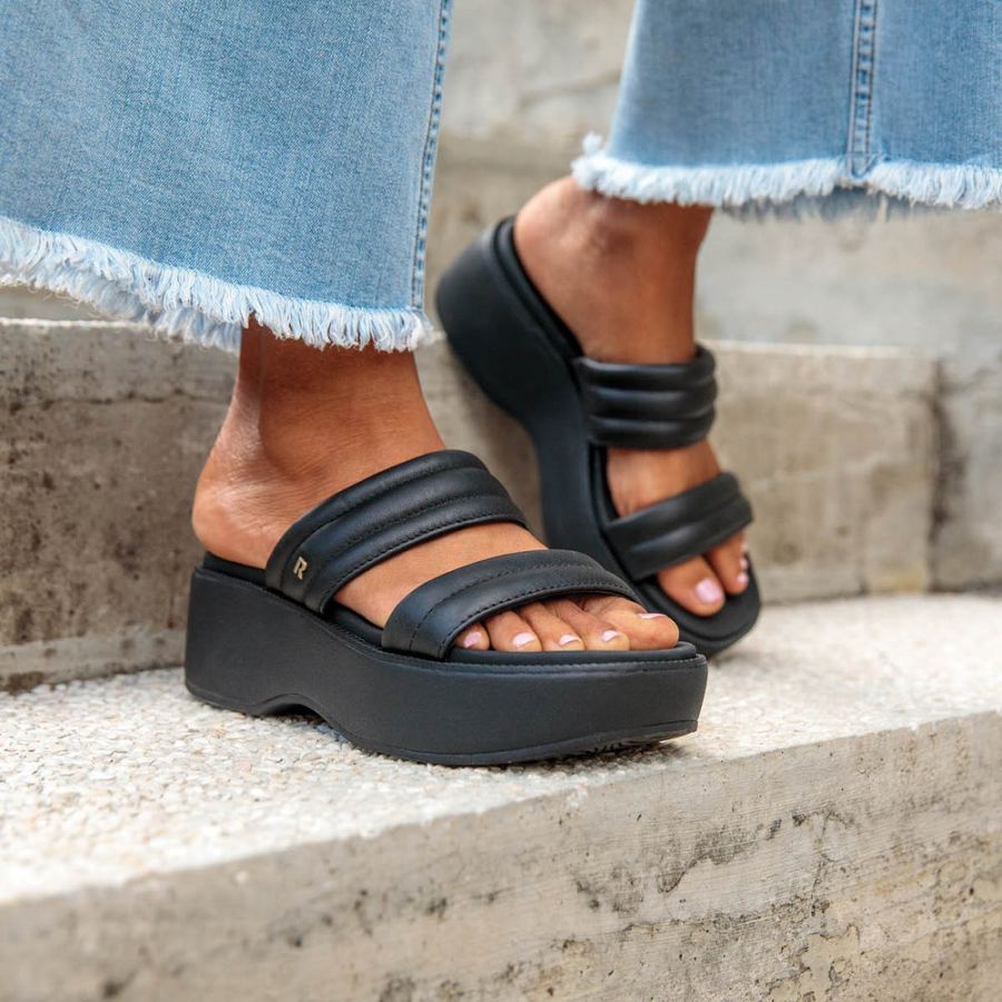 Reef | Women's Lofty Lux Hi Sandals in Black Item-ID DNn65HF0