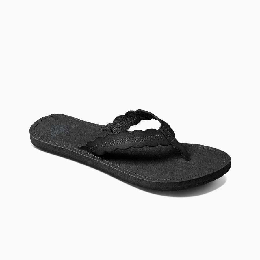 Reef | Women's Cushion Celine Sandals in Black Item-ID MaqXr1f7