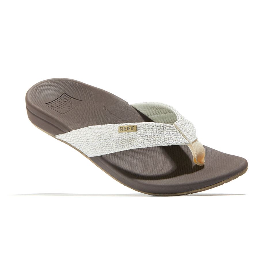 Reef | Women's Ortho-Spring Sandals in Brown/White Item-ID N5qqb