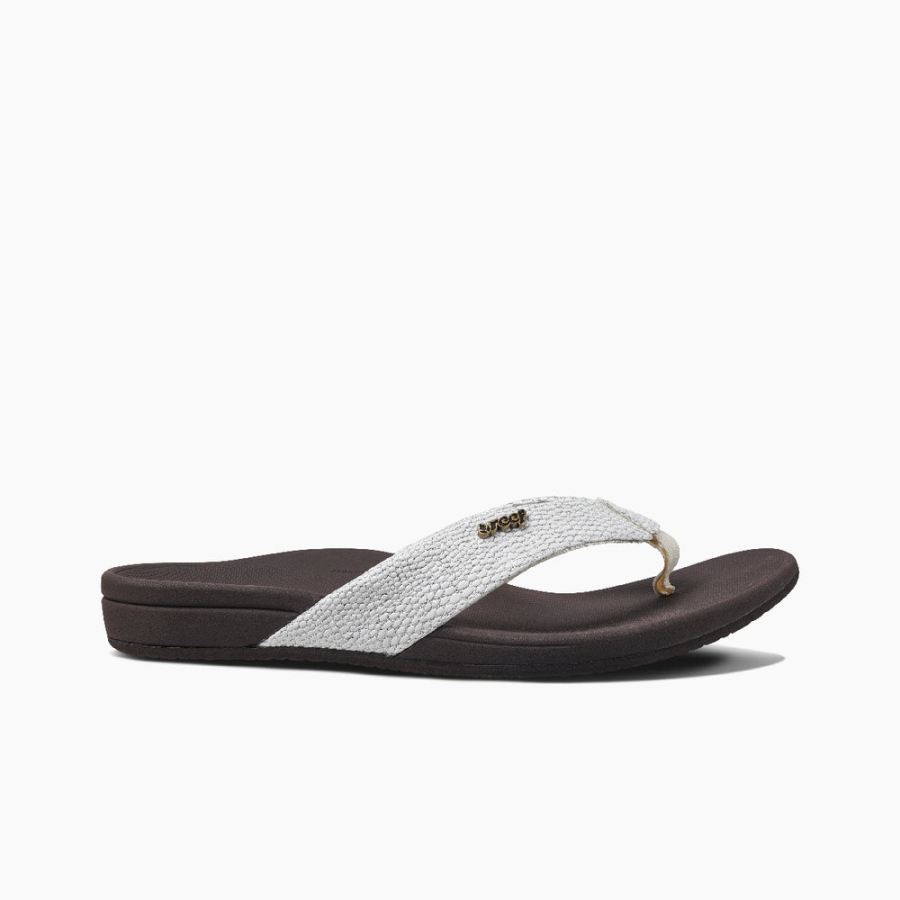 Reef | Women's Ortho-Spring Sandals in Brown/White Item-ID N5qqb