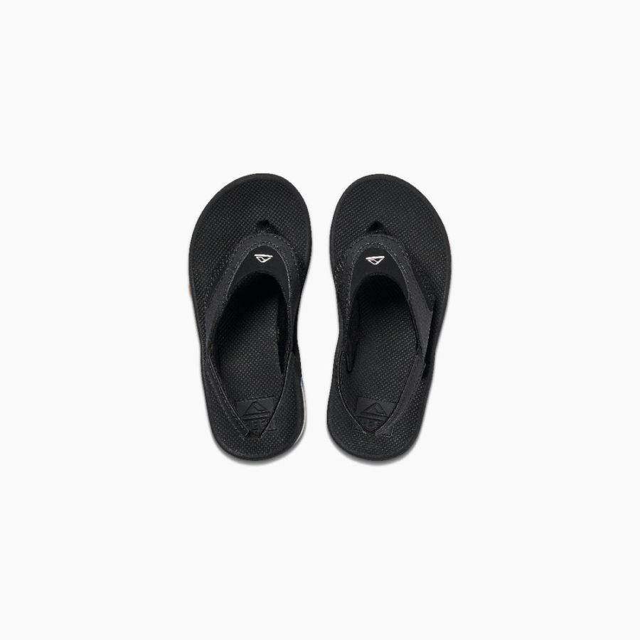 Reef Toddler Boys Fanning Sandals in Black/Silver Item-ID O2M1lk
