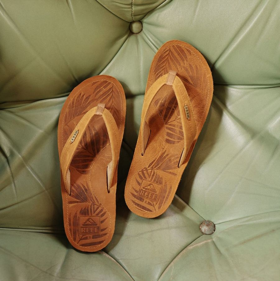 Reef | Women's Drift Away Leather Sandals Item-ID SAd4Keff