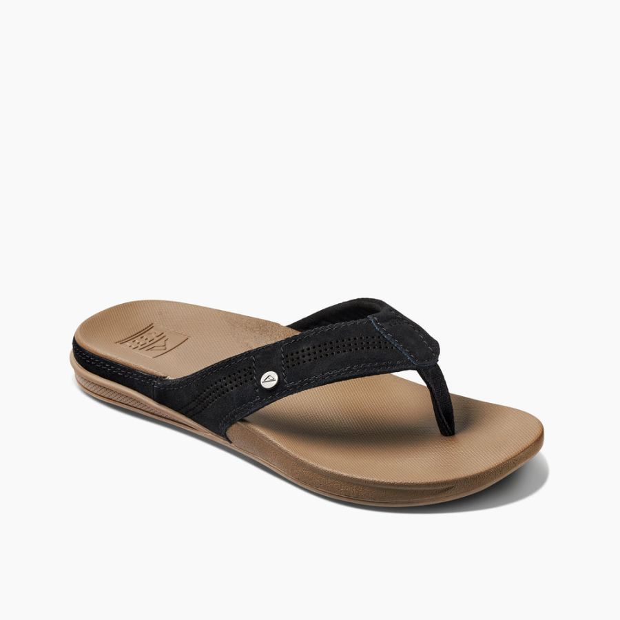 Reef | Men's Cushion Lux Leather Sandals Item-ID SeYS65nV