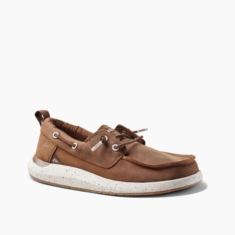 Reef | Men's SWELLsole Pier Leather Shoes in Brown Item-ID SoaKO