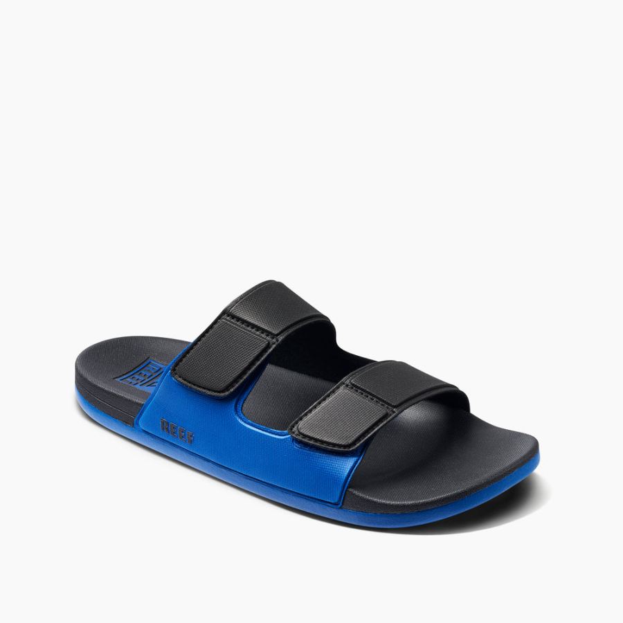 Reef | Men's Sandals Cushion Tradewind In Black/Blue/Black Item-