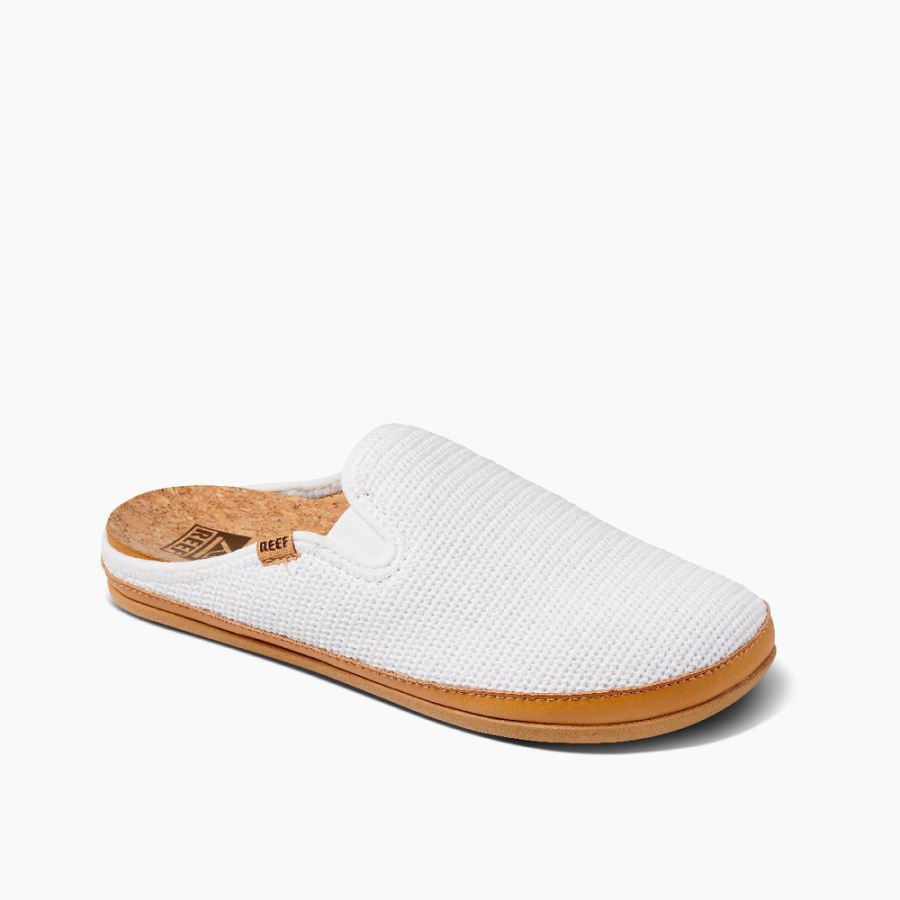 Reef | Women's Cushion Homey Slipper Shoes (White) Item-ID VQ58q