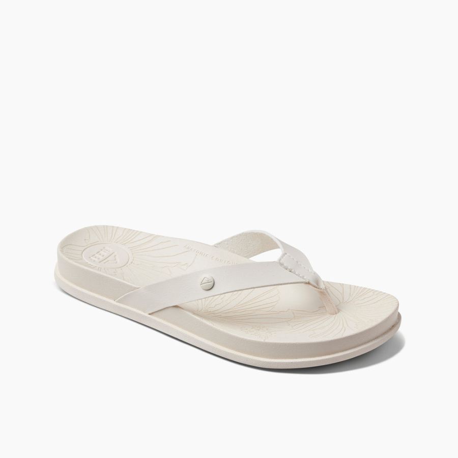 Reef | Women's Cushion Porto Cruz Sandals in White Item-ID cNEIr