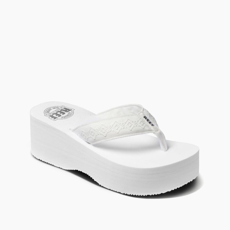 Reef | Women's Sandy Hi Sandals in White Item-ID eCVCn44e
