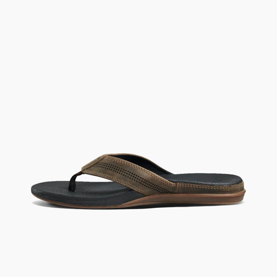 Reef | Men's Cushion Lux Leather Sandals Item-ID gncIFcTB