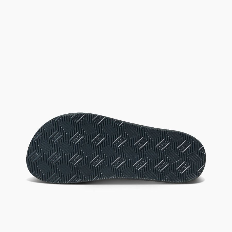 Reef | Men's Cushion Dawn Vegan Leather Flip Flops in Grey Item-