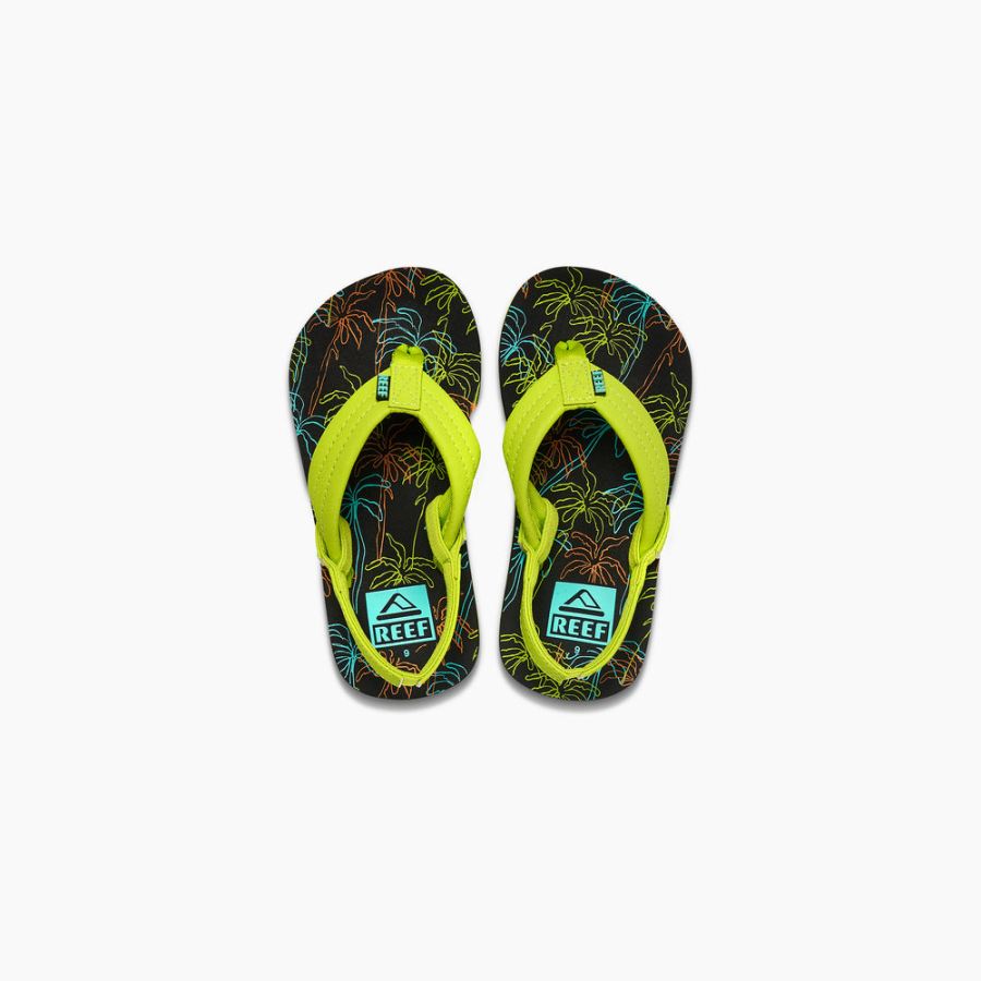 Reef Little Boys Ahi Sandals in Neon Palm Item-ID nY9dJ7Wb