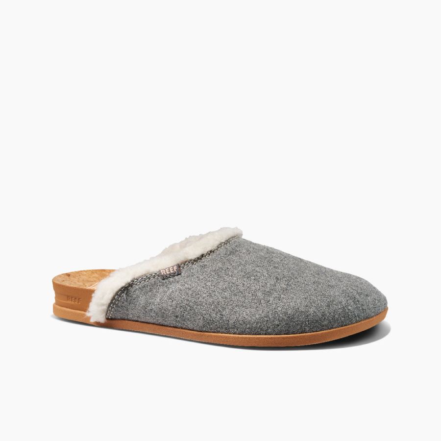 Reef | Women's Cushion Sage Wool Mule Shoes Item-ID qTeejMR9