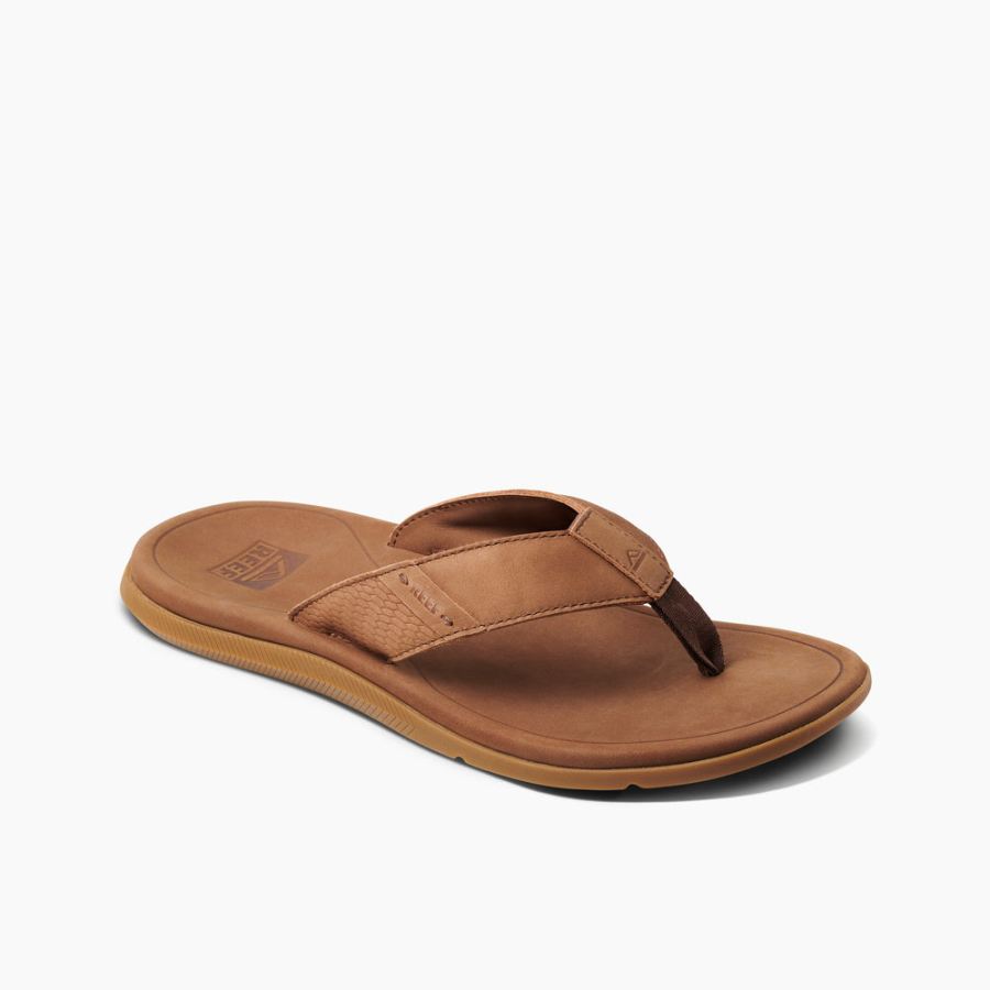 Reef | Men's Sandals Leather Santa Ana In Brown Item-ID rGxzszmi