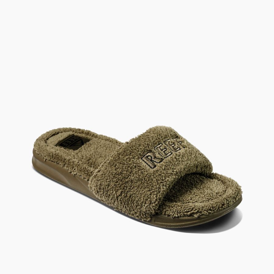 Reef | Men's One Slide Chill Faux Shearling Sandals Item-ID wLG7