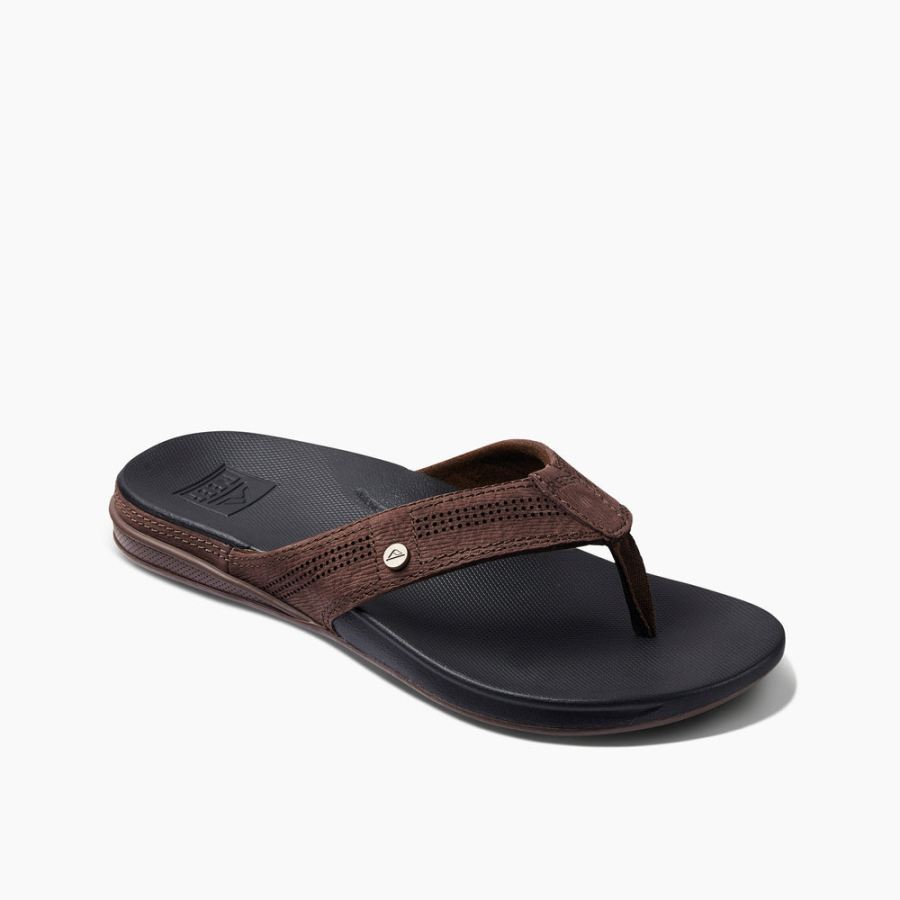 Reef | Men's Cushion Lux Leather Sandals Item-ID xppVhGWL