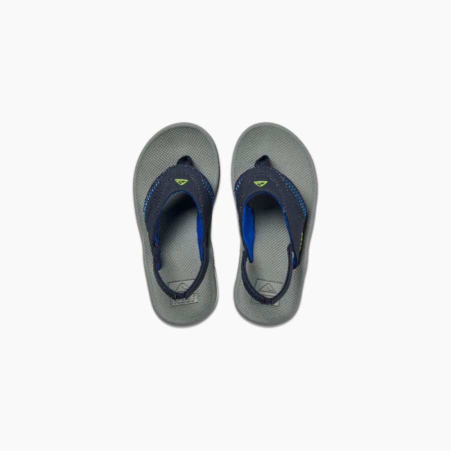Reef Toddler Boys Fanning Sandals in Navy/Lime Item-ID yGRZ45F2
