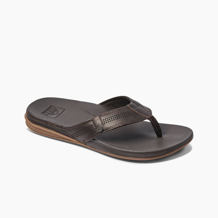 Reef | Men's Cushion Lux Leather Sandals Item-ID zmg3PyGs
